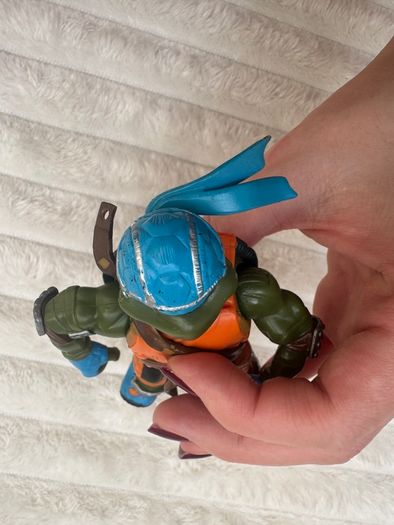 2003 TMNT Scootin Leonardo Teenage Mutant Ninja Turtles TMNT approx. 12 cm. Used Please see photos