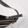 Tula Leather Black Shoulder Baguette Bag with Buckle Image 5