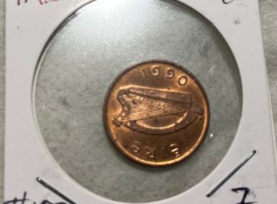Irish Penny 1990