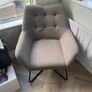 2  grey accent chairs in great condition 40 euro for both Image 2
