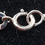 9ct white gold cz necklace Image 3