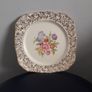PLATE - Vintage - Tunstall - Chintz Square Floral Image 2