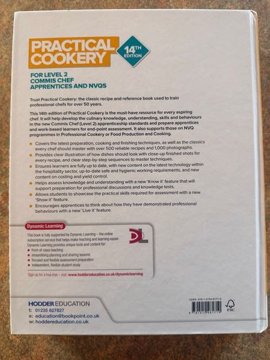Book for chef's.