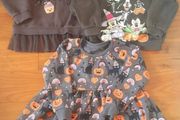 Halloween Dress and Sweatshirts bundle(3-4 years)