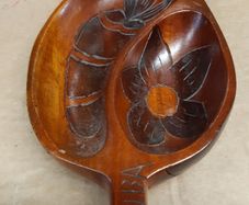 Canape carved dish