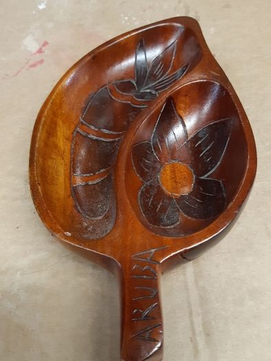 Canape carved dish