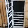 White Free-Standing Jewellery Cabinet with Full-Length Mirror Image 2