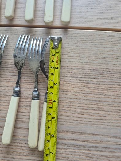 Vintage set of 6 Firth Staybrite Fish Cutlery Set