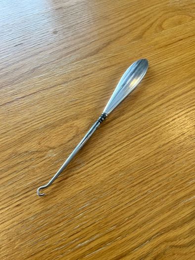 Victorian Silver Handled Button Hook