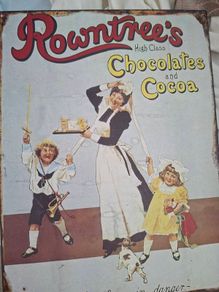 Rowntree Metal Plaque