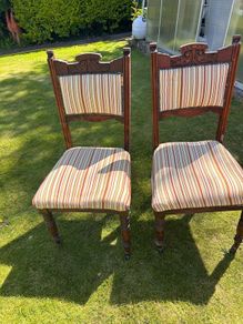 Dining chairs x2
