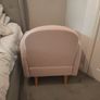 Light Pink Armchair Image 5