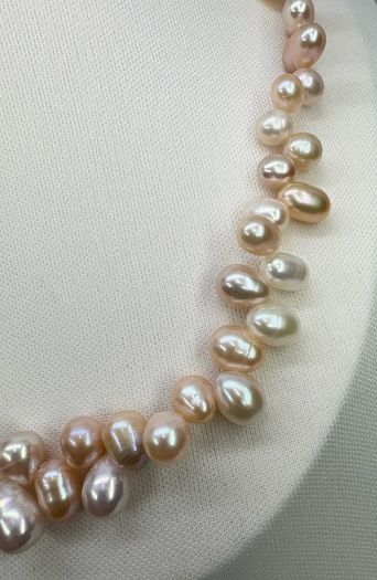 Perl Tucson Finds - Natural AAA Multi-Color Freshwater Pearl Necklace