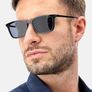 Polaroid Matte Black Grey Uni Sex Prescription Eye Glasses / Sunglasses (Brand New) Image 4