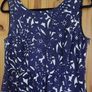 Zara navy floral dress (free postage) Image 2
