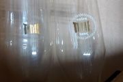 2 x time 1/2 pint glasses extremely rare,,buyer collects, to fragile to post