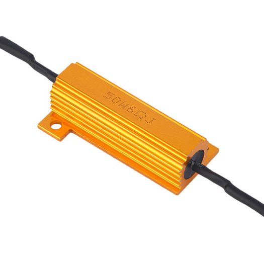 2x 50W 6 ohm Load Resistor Canbus Error Cancel Fix LED Fast Hyper Flash Blinking Car Motorbike