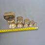 Antique Victorian brass bell weights Image 10