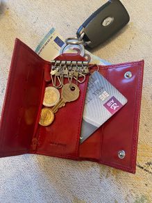 Vera Pelle Leather Key Wallet