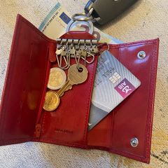 Vera Pelle Leather Key Wallet