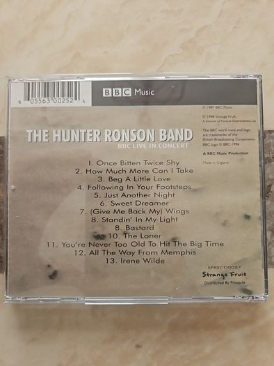 The Hunter Ronson Band CD - BBC Live In Concert