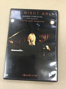 barbra streisand village vanguard concert dvd one night only hits