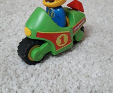 Playmobil 123 Vintage 1990s Motorcyclist