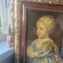 Vintage glass gold framed print of Baby Stuart by Anthony Van Dyke Image 9