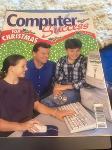 Vintage 90's Christmas "Computer Success" Magazine