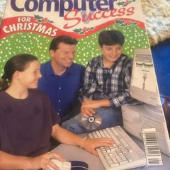 Vintage 90's Christmas "Computer Success" Magazine