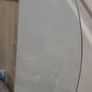 Large oval glass top table sturdy and heavy 120cm 180 pls read description Image 4