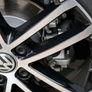 VW Wheel Centre Cap 65mm black pitted Volkswagen Golf Mk7 Passat Jetta Tiguan 5G0601171 Image 2