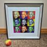 Pop Art Albert Einstein framed print Image 3