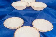 milk glass bowls