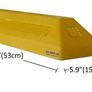 Plastic Parking Wheel Stop 53x15x9.5cm 1 Piece Yellow Image 4