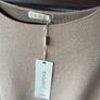 jumper bnwt one size beige & brown oversized poncho style jumper exquiss's brand Image 5
