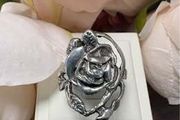 Vintage European Silver 925 Statement Ring,