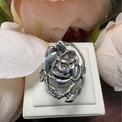 Vintage European Silver 925 Statement Ring,