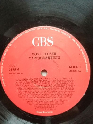 Move Closer - Album / Vinyl Lp Records
