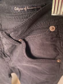 Citizens of Humanity black cord jeans