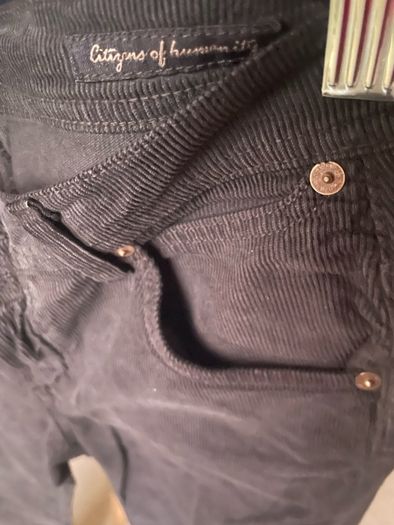 Citizens of Humanity black cord jeans