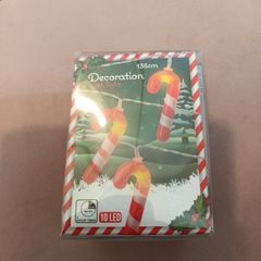 Candy cane LED christmas lights