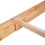 Bed Frame Solid Oak Wood 90x200 cm Image 5