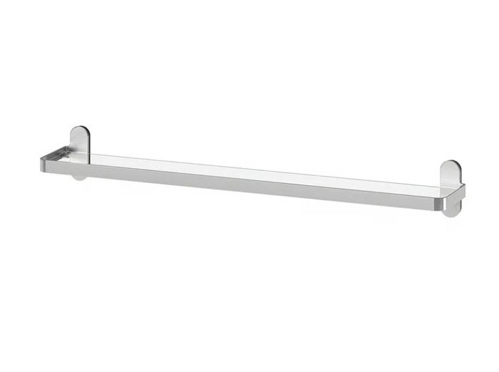 ikea brogrund glass and chrome shelf