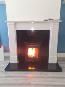 fireplace and stove