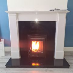 fireplace and stove