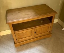 Solid pine TV unit