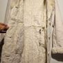 Vintage Cream Shearling-Style Coat with Faux Fur Trim Image 8