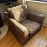 Patterned Fabric Armchair Image 2