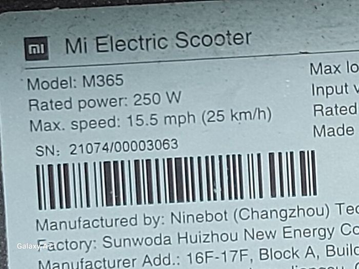 MI Electric Scooter, Model M365, Maximum speed 25KM, Working well and in very good condition, comes with charger